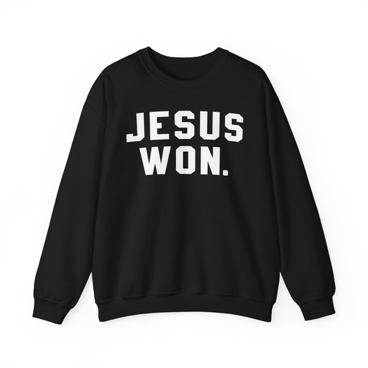JESUS WON.