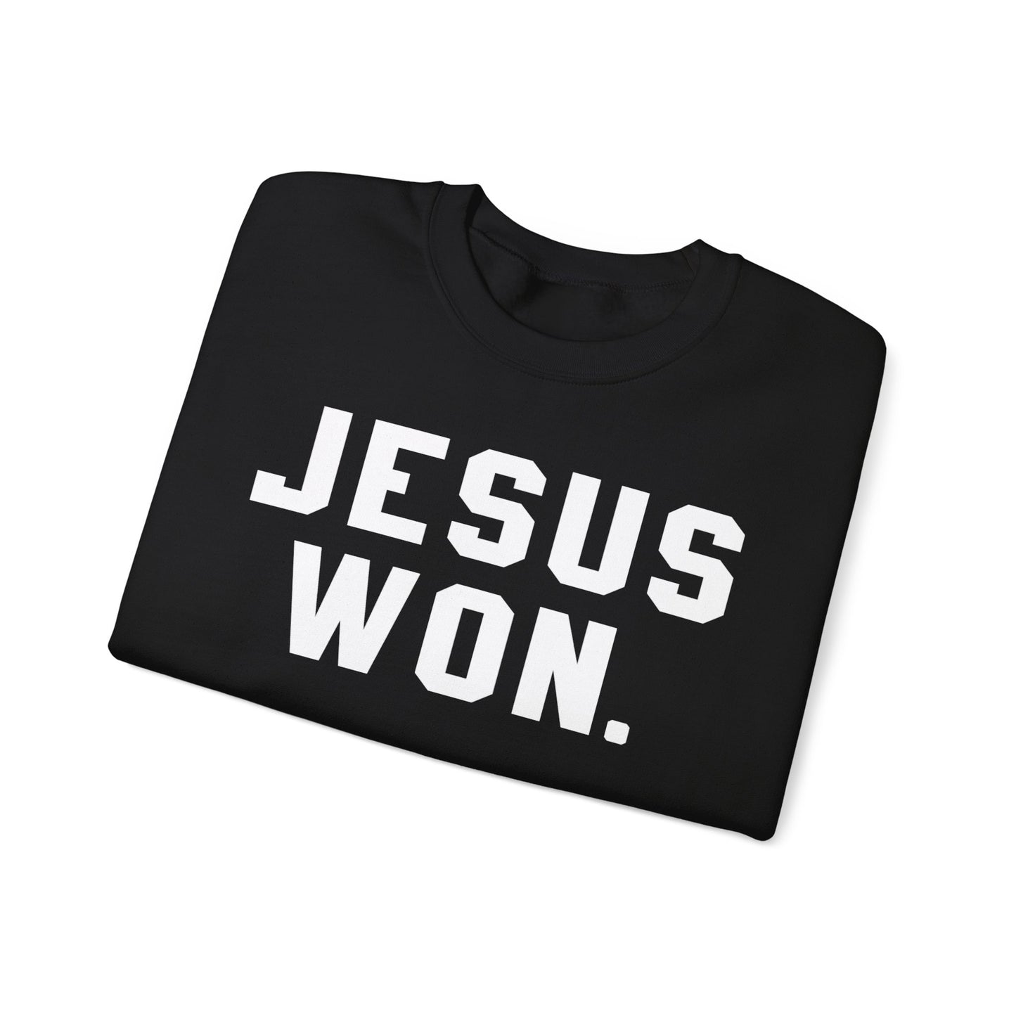 JESUS WON.